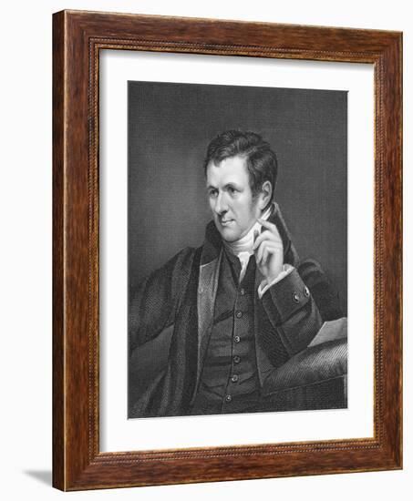 Humphry Davy, British Chemist, 19th Century-James Lonsdale-Framed Giclee Print