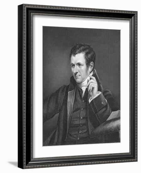 Humphry Davy, British Chemist, 19th Century-James Lonsdale-Framed Giclee Print