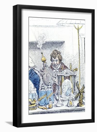 Humphry Davy, British Chemist and Inventor, 1802-James Gillray-Framed Giclee Print