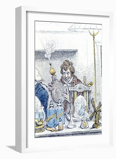 Humphry Davy, British Chemist and Inventor, 1802-James Gillray-Framed Giclee Print