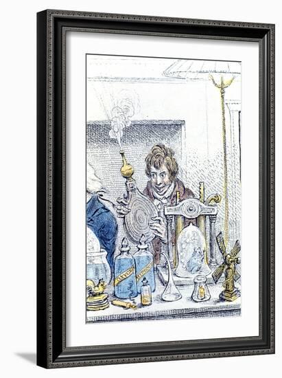 Humphry Davy, British Chemist and Inventor, 1802-James Gillray-Framed Giclee Print