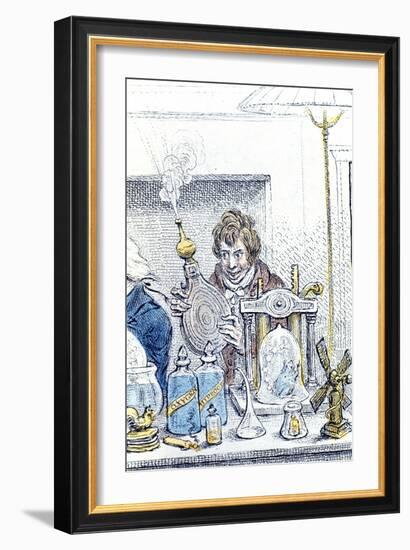 Humphry Davy, British Chemist and Inventor, 1802-James Gillray-Framed Giclee Print