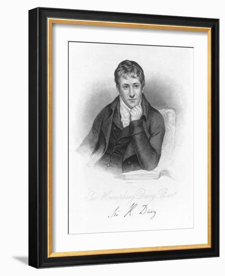 Humphry Davy, English Chemist in 1803-Henry Howard-Framed Giclee Print