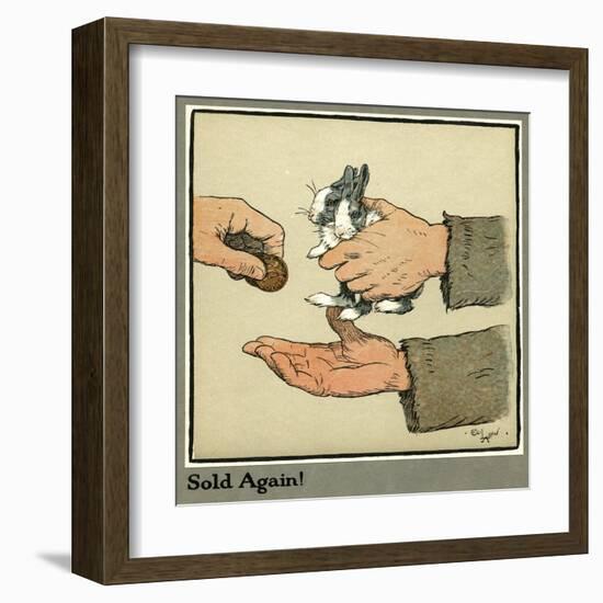 Humpty and Dumpty the Rabbits are Sold-Cecil Aldin-Framed Art Print