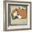 Humpty and Dumpty the Rabbits Meet a Dog-Cecil Aldin-Framed Art Print