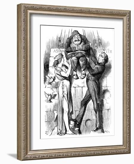 Humpty Dumpty, 1878-John Tenniel-Framed Giclee Print