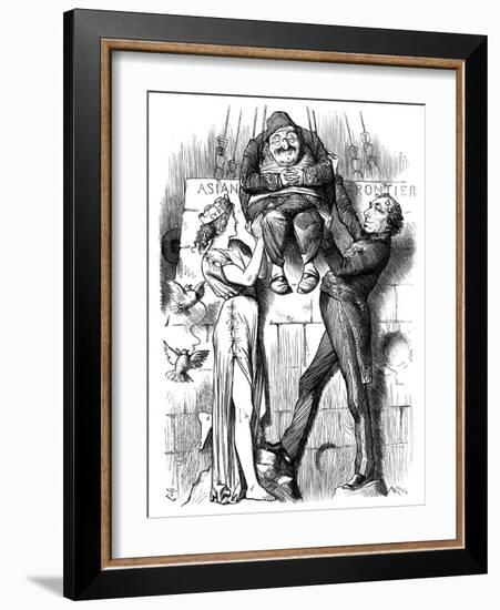 Humpty Dumpty, 1878-John Tenniel-Framed Giclee Print