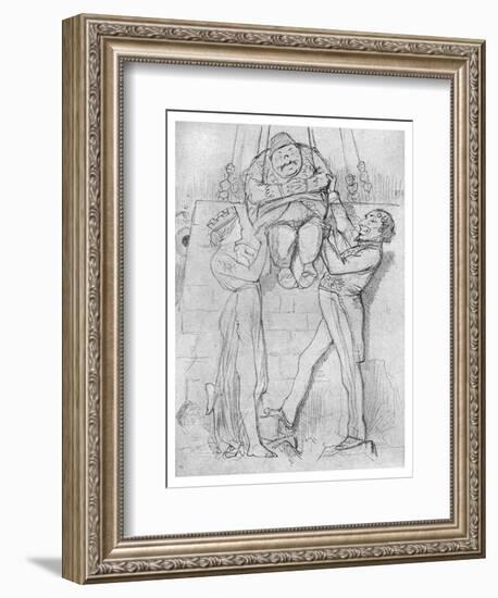 Humpty Dumpty, 1878-John Tenniel-Framed Giclee Print