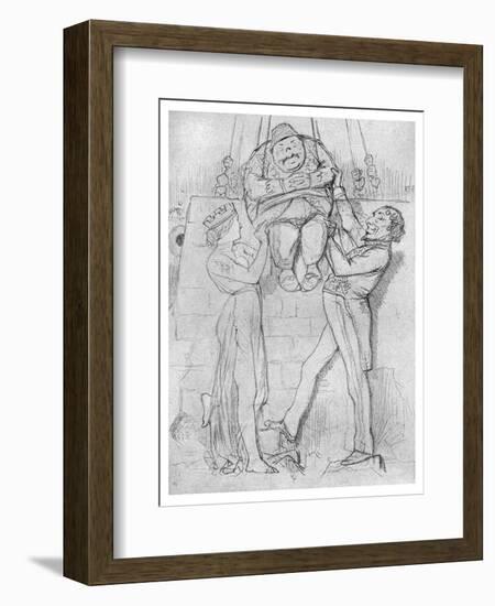 Humpty Dumpty, 1878-John Tenniel-Framed Giclee Print