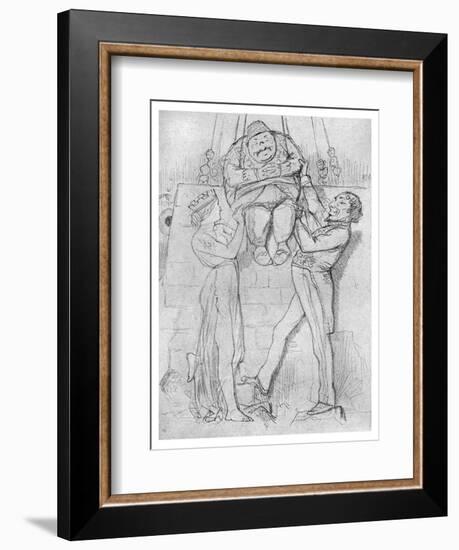 Humpty Dumpty, 1878-John Tenniel-Framed Giclee Print