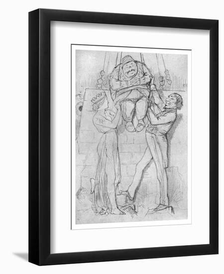 Humpty Dumpty, 1878-John Tenniel-Framed Giclee Print