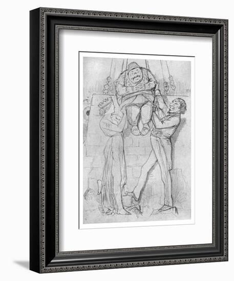 Humpty Dumpty, 1878-John Tenniel-Framed Giclee Print