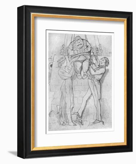 Humpty Dumpty, 1878-John Tenniel-Framed Giclee Print