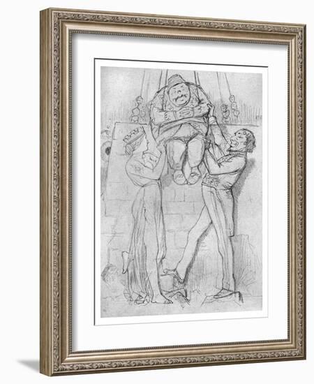 Humpty Dumpty, 1878-John Tenniel-Framed Giclee Print