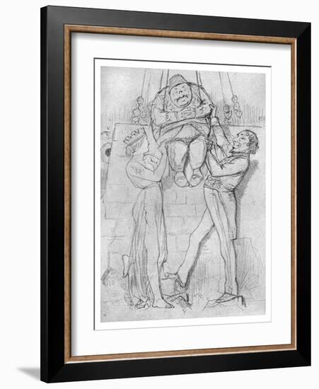 Humpty Dumpty, 1878-John Tenniel-Framed Giclee Print