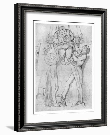 Humpty Dumpty, 1878-John Tenniel-Framed Giclee Print