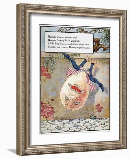 Humpty Dumpty, 1915-Frederick Richardson-Framed Giclee Print