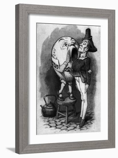 Humpty Dumpty and the-John Tenniel-Framed Giclee Print