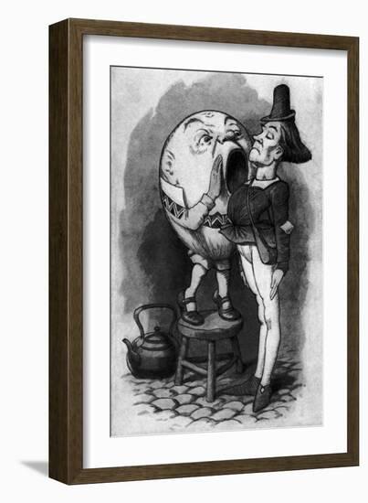 Humpty Dumpty and the-John Tenniel-Framed Giclee Print