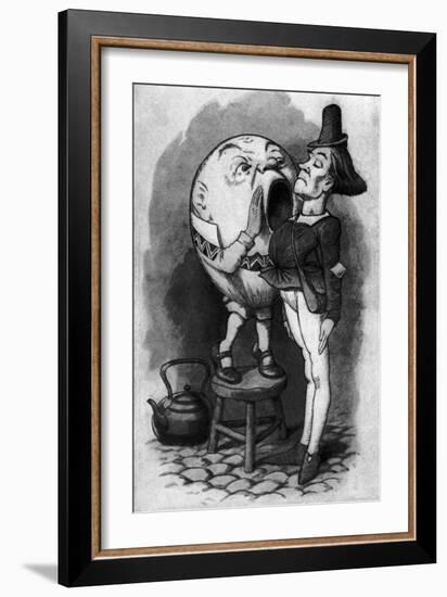 Humpty Dumpty and the-John Tenniel-Framed Giclee Print