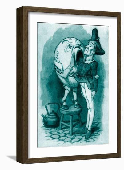 Humpty Dumpty and the-John Tenniel-Framed Giclee Print