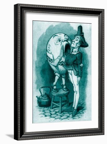 Humpty Dumpty and the-John Tenniel-Framed Giclee Print