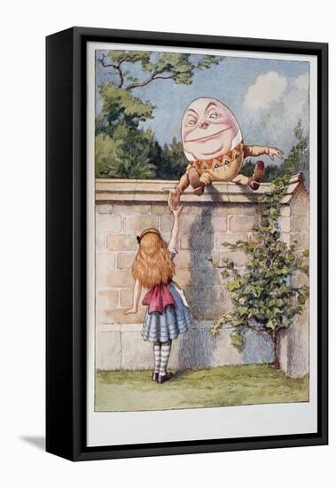 Humpty Dumpty, from Alice's Adventures in Wonderland and through the Looking-Glass and What Alice F-John Tenniel-Framed Premier Image Canvas