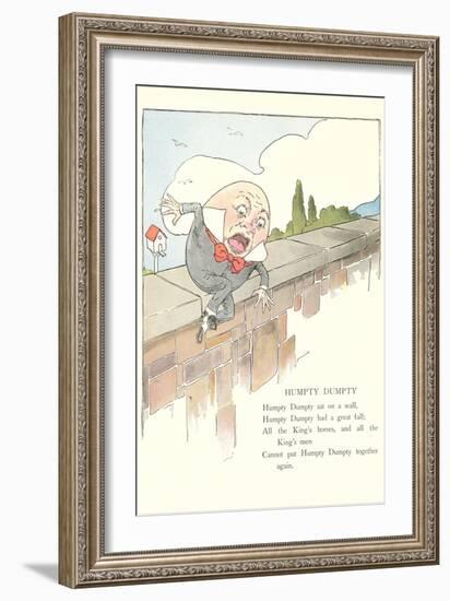 Humpty Dumpty-null-Framed Art Print