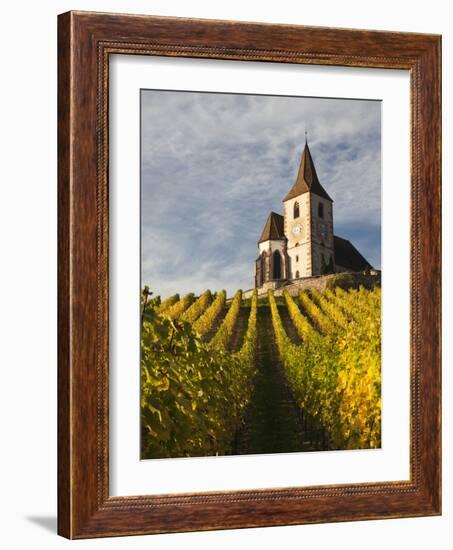 Hunawihr, Alsatian Wine Route, Alsace Region, Haut-Rhin, France-Walter Bibikow-Framed Photographic Print