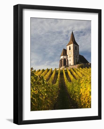 Hunawihr, Alsatian Wine Route, Alsace Region, Haut-Rhin, France-Walter Bibikow-Framed Photographic Print