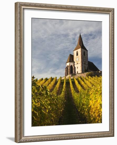 Hunawihr, Alsatian Wine Route, Alsace Region, Haut-Rhin, France-Walter Bibikow-Framed Photographic Print