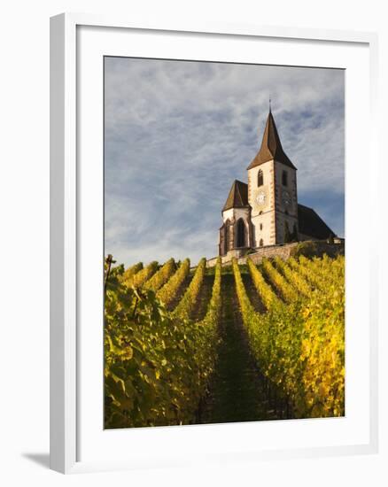 Hunawihr, Alsatian Wine Route, Alsace Region, Haut-Rhin, France-Walter Bibikow-Framed Photographic Print