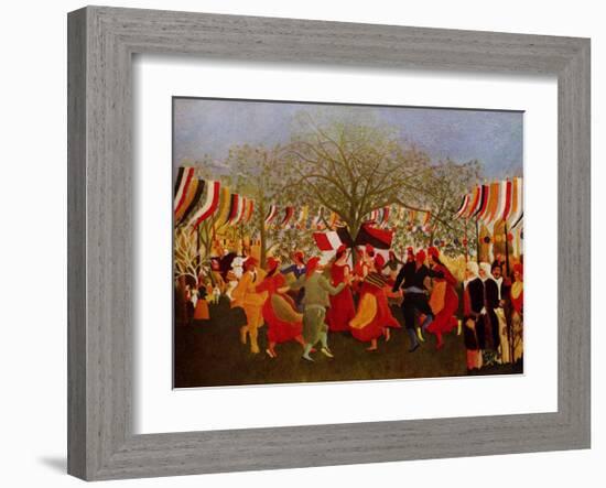 Hundert Jahre Freiheit-Henri Rousseau-Framed Art Print