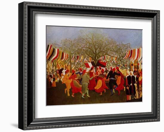 Hundert Jahre Freiheit-Henri Rousseau-Framed Art Print