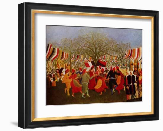 Hundert Jahre Freiheit-Henri Rousseau-Framed Art Print