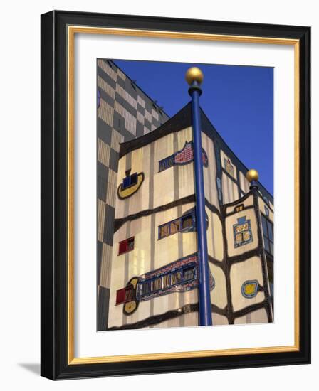 Hundertwasser's Incinerator, Vienna, Austria, Europe-Jean Brooks-Framed Photographic Print