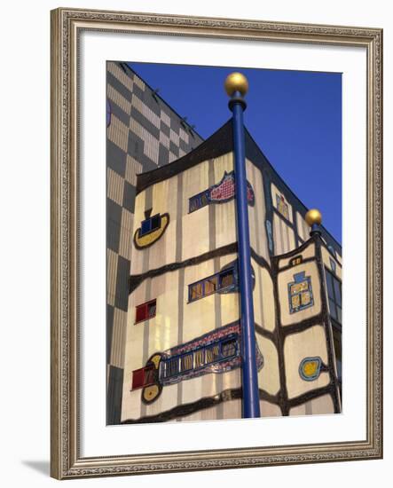 Hundertwasser's Incinerator, Vienna, Austria, Europe-Jean Brooks-Framed Photographic Print