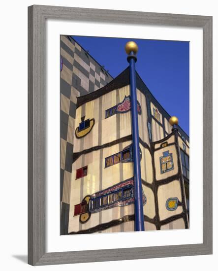 Hundertwasser's Incinerator, Vienna, Austria, Europe-Jean Brooks-Framed Photographic Print