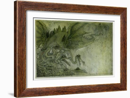 Hundred Headed Typhon-Wayne Anderson-Framed Giclee Print