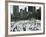 Hundreds of Ice Skaters Crowd Wollman Rink-null-Framed Photographic Print