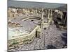 Hundreds of Thousands of Pilgrims Perform Friday Prayers at the Great Mosque in Mecca, Saudi Arabia-null-Mounted Photographic Print