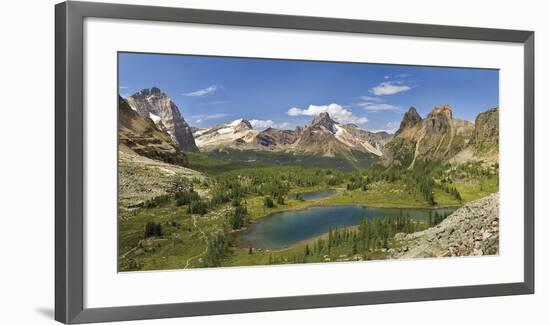 Hungabee Lake-Don Paulson-Framed Giclee Print