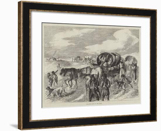 Hungarian Gipsies on the Tramp-null-Framed Giclee Print