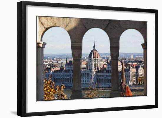 Hungarian Parliament, Budapest-George Oze-Framed Photographic Print