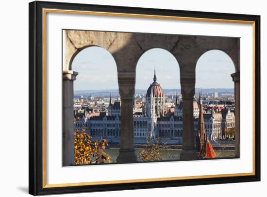 Hungarian Parliament, Budapest-George Oze-Framed Photographic Print