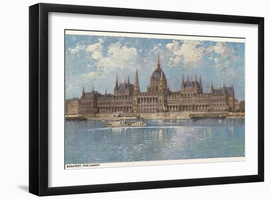 Hungarian Parliament, Budapest-null-Framed Art Print