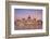 Hungarian Parliament Building and the River Danube at Sunset, Budapest, Hungary, Europe-Doug Pearson-Framed Photographic Print