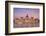 Hungarian Parliament Building and the River Danube at Sunset, Budapest, Hungary, Europe-Doug Pearson-Framed Photographic Print