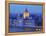 Hungarian Parliament Building at Dusk, Budapest, Hungary-Neil Farrin-Framed Premier Image Canvas