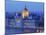 Hungarian Parliament Building at Dusk, Budapest, Hungary-Neil Farrin-Mounted Photographic Print